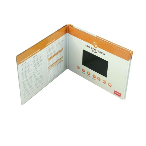 TFT manufacturer 5 inch landscape  A5 ips Lcd Promotional Business Video  Gift Card