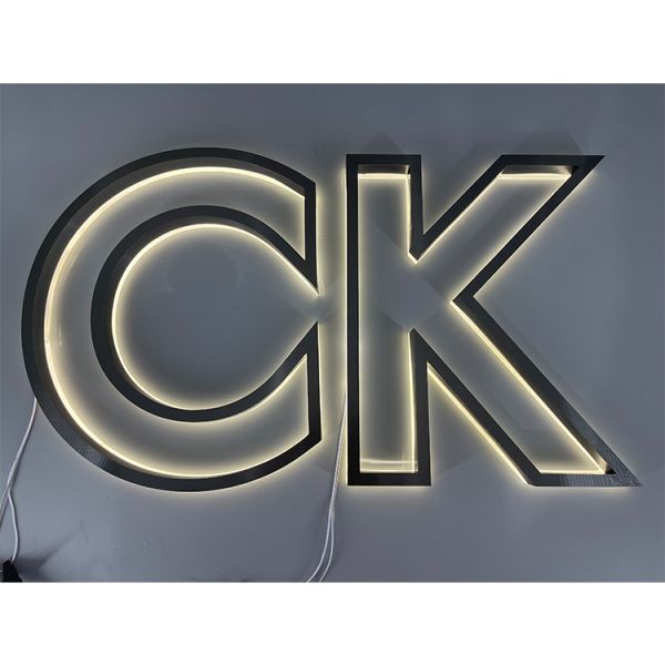 LED Channel Letter Sign Custom Mantel Letter Signage 3D LED Backlit Sign