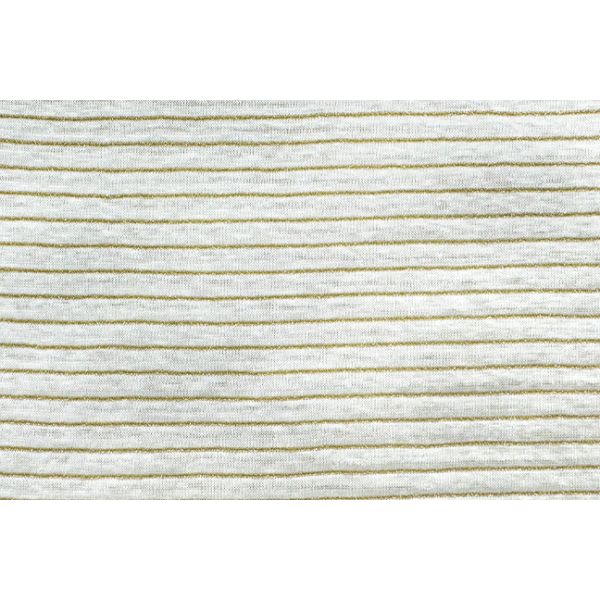 Lightweight Linen Fabric Quick Drying 192gsm 15% Gold Silk 85% Linen Knitted Fabric
