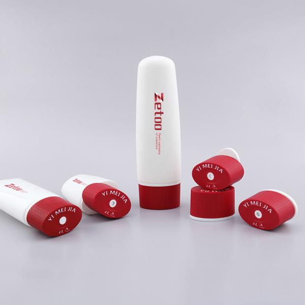 50ml / 100ml Sunscreen Tube Packaging Oval Skin Care Tube Packaging