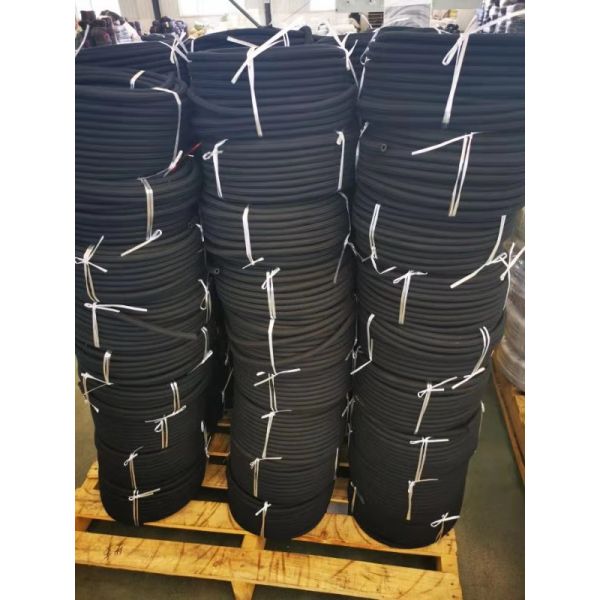 Flexible Outer Fiber Braided Rubber Hose 300 PSI For Petroleum Water Air