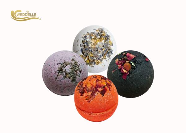 Organic Essential Oil Petal Bath Bomb With Private Logo / Packaging
