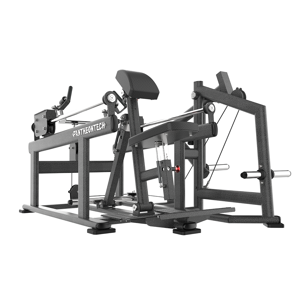 Plate Loaded Heavy Duty Steel Linear Rail Row Machine with Low Lumbar Compression Design and 1960*1440*1050mm Size
