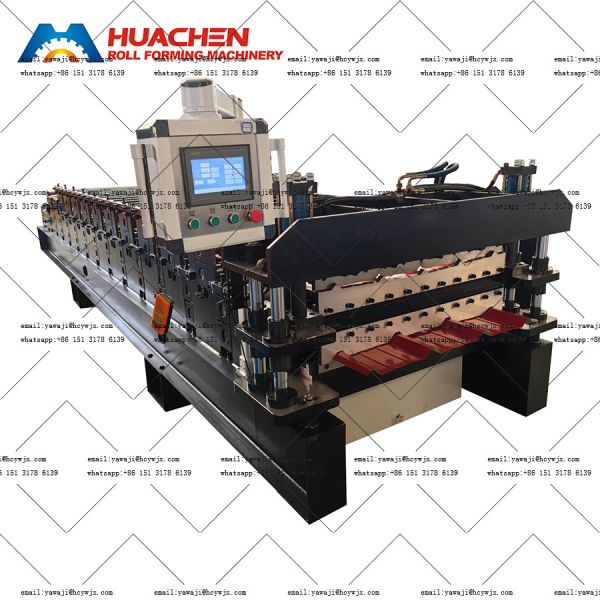 High Performance PPGI / GI Steel Rollforming Machines Double Deck