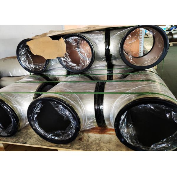 ASME B16.9 Stainless Steel Straight Reducing Tees TP310S  For Chemical Industry