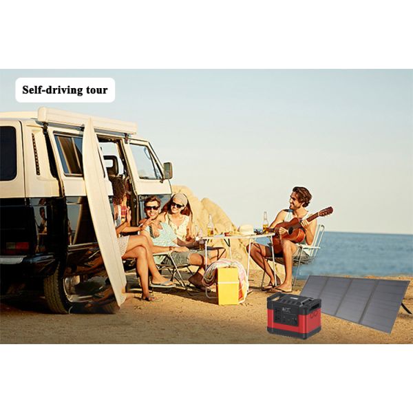 Portable 100w Polycrystalline Foldable Solar Panel Lightweight For Outdoor