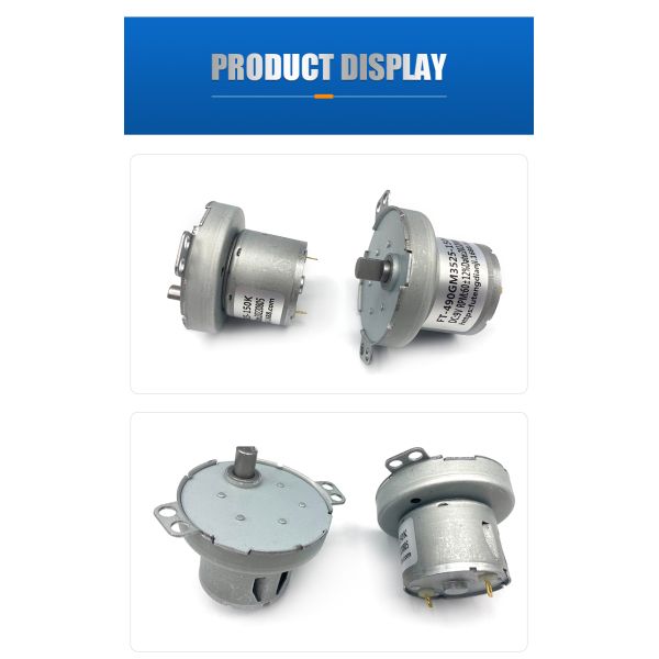 FT-49OGM3525 12V 24V DC Gear Motor High Torque 2rpm-200rpm Speed