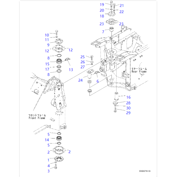 419-46-11200 4194611200 Retainer Support For KOMATSU Wheel Loaders 532 WA300 WA300L