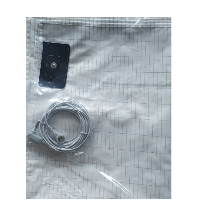 Best Selling Wholesale 90% Cotton 10% Silver Earthing Grounding Bed Sheet Green Queen/King Size with 15ft Cord Safety Products