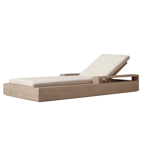 Modern Style Outdoor Garden Pool Lazy Patio Leisure Chair Lounge Bed For Sleeping