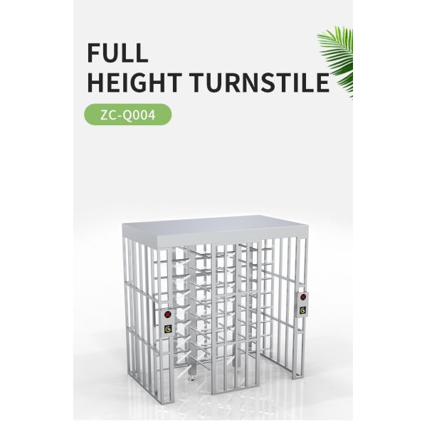 Bar Full Height Turnstile Access Control Stainless Steel Safe Entry Door Gate