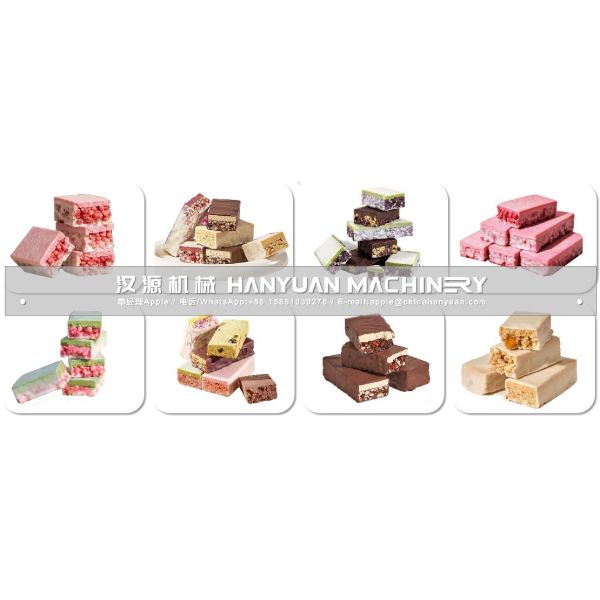 Línea de producción de barras de proteínas de doble capa