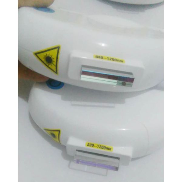 SGS Standard IPL SHR Hair Removal Handpiece 530nm 640nm For Aesthetic Salon Clinic