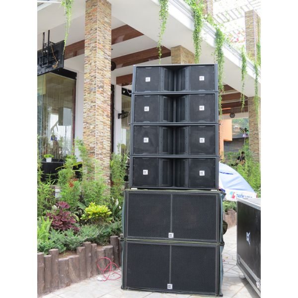 Bass Bin Speakers With Subwoofer 2000 Watt , Line Array Subwoofer Dj Sound Equipment