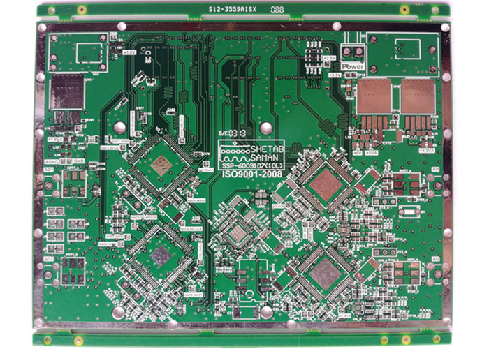 OEM 4-слойные электронные печатные платы FR4 материал ENIG 1u' Gold Finger Solder Mask.