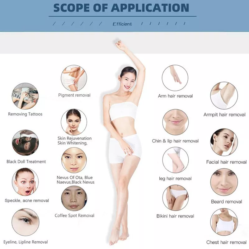 Portable 2 In 1 808 Diode Laser Hair Removal Machine Multifunction Ce