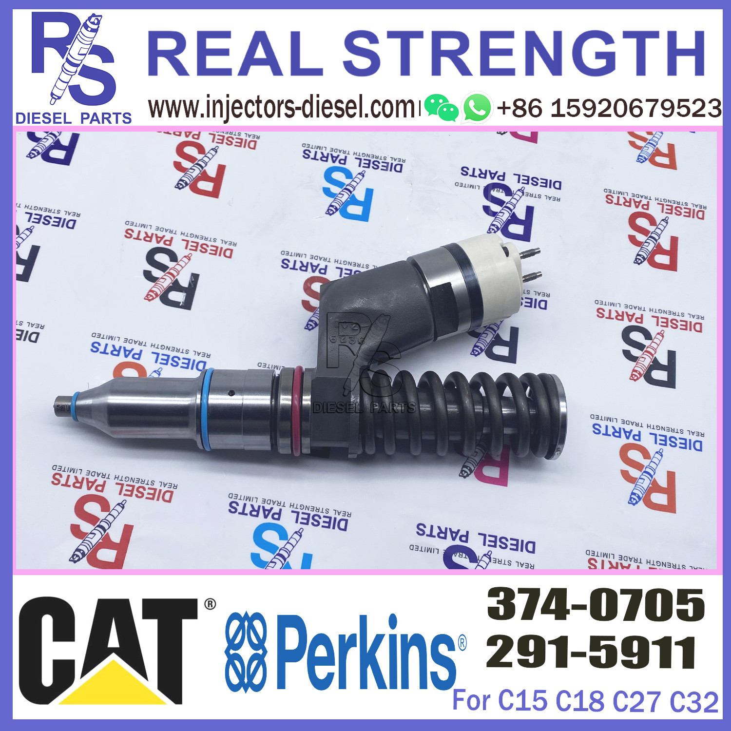 Remanufactured качественный инжектор 374-0705 коллектора системы впрыска топлива C18 3740705 на двигатель 291-5911 кота