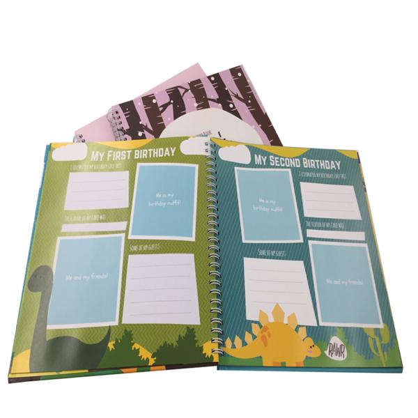 Unique Design Scrapbook For Kids / Rigid Cover Baby Girl Scrapbook Album
