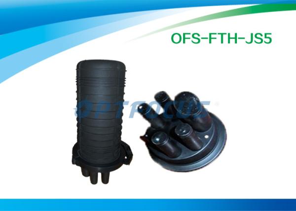 Black 6 Splicing Fiber Optic Cable PC for Aerial / Buried / Pipe