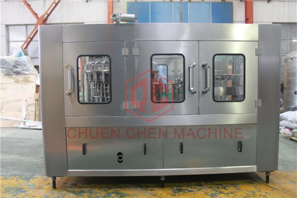Hot Temperature Juice Filling Capping Labeling Machines With Return System