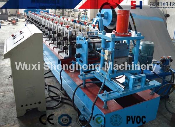 Easy Operation Cold Roll Forming Machine Automatic Punching For Metal Door Frame