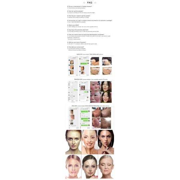 Recombinant TYPE III Humanized Collagen for Quick Calm Skin Repair Moisturizing Face SPA Exclusive Use-Factory Stock
