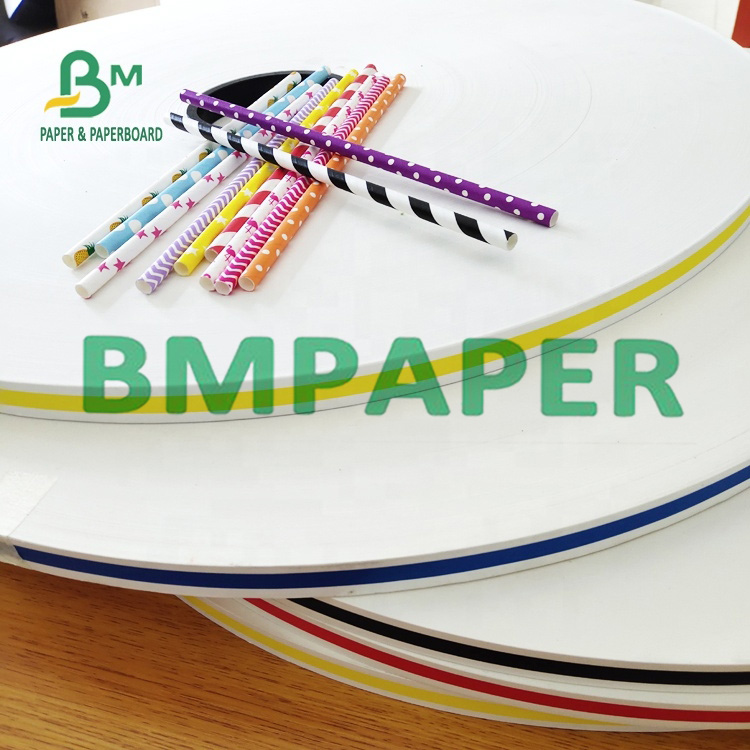 Food Grade Virgin Pulp 28 GSM White Kraft Straw Wrapping Paper Rolling For Tobacco Packing Продовольственная необработанная целлюлоза 28 GSM Белая kraft соломенная упаковочная бумага для упаковки табака