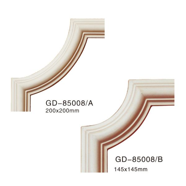 GD-85008 Hot-Sale Pu Foam Flat Fireproof Architectural Corner Mouldings For Church