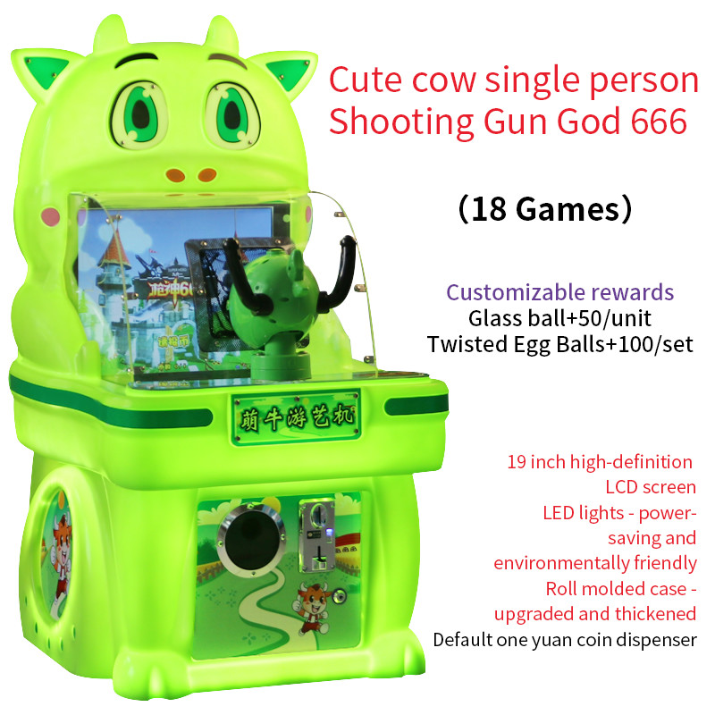 Kids Basketball Hoop Arcade Game Single Player Shooting Machine Ball Gun Shooting Arcade
