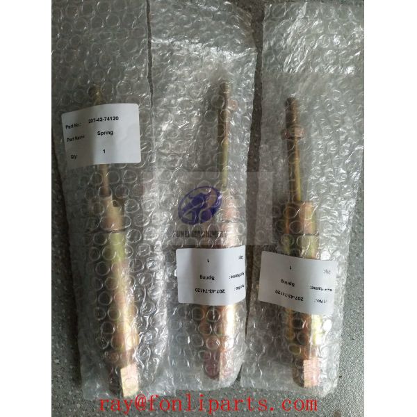 Good quality KOMATSU pc200-7 pc300-7 excavator fuel control spring 207-43-74120