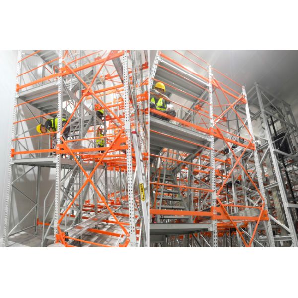 Four-Way Shuttle Pallet ASRS Cold Storage Warehouse Automatic Storage and Retrieval System Pallet Runner Racking