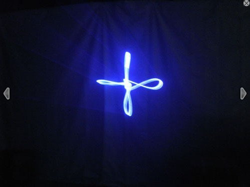 Fan Cooling 350mW 450nm Blue Laser Light , DMX512 Waterproof Dj Laser Lights