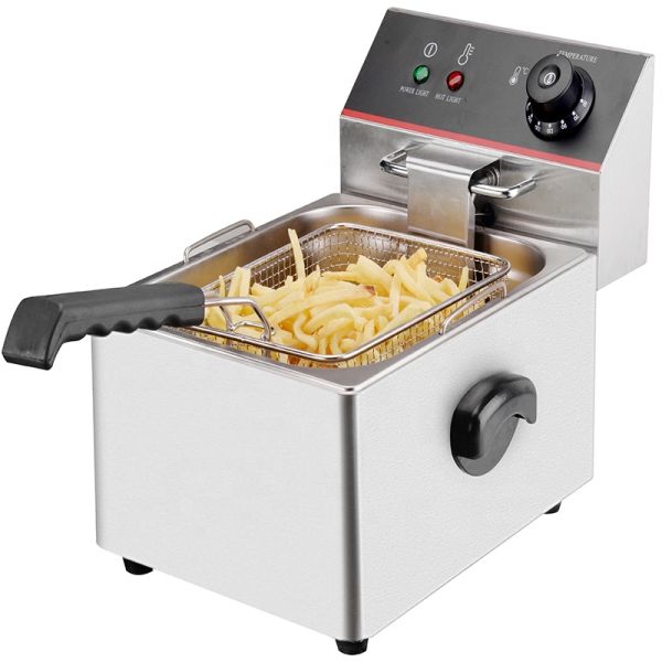 Непривязчивые газовые фритюрники для коммерческих отелей Промышленная фритюрная машина после обслуживания