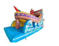 Grande Slide Inflavel de Navio Pirata Para Crianças Slide Inflavel Castelo Bouncy Comercial