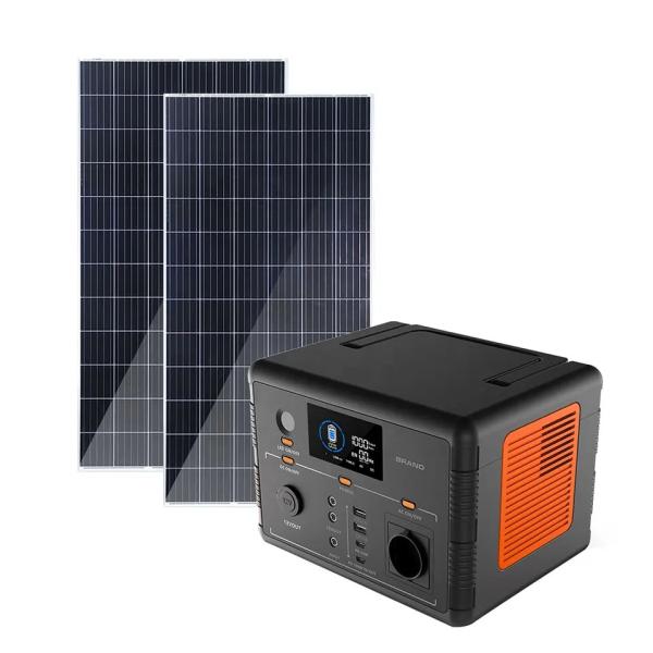 Alimentation d'énergie extérieure rechargeable solaire de stockage de l'énergie de la centrale 500W