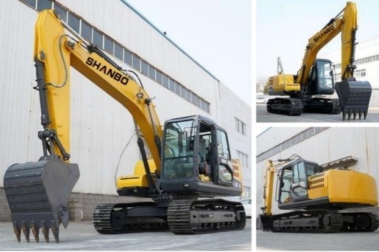 Shanbo Mini Tractor Loader Small Backhoe Crawler Excavator for Farm Garden Efficiency