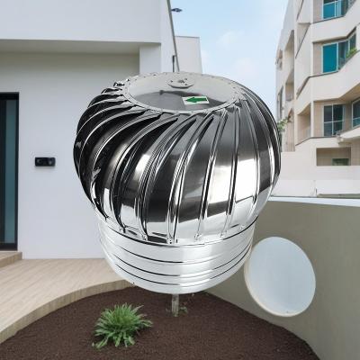 Source Factory Stainless Steel Roof Ventilating Fan Without Power Wind Drive Poultry Pig Farm Turbine Roof Exhaust Fans