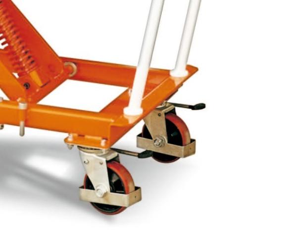 O manual ativado mola Scissor a plataforma manual do elevador da capacidade do trole 210kg do elevador