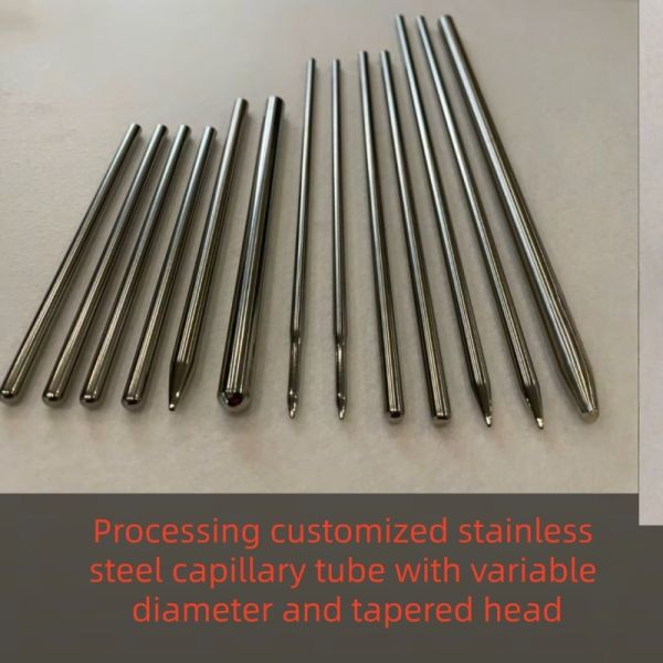 Processing Custom Laser Cutting 304 316L Stainless Steel Capillary Tube Hollowing  Slotting  Punching  Marking  Sandblasting