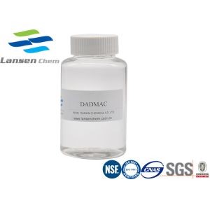 Traitement diméthylique d'eaux usées de déchets du chlorure d'ammonium DADMAC du produit chimique 65% Diallyl de DADMAC