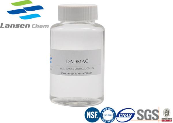 Tratamento da água Dimethyl da água de esgoto do desperdício do cloreto de amônio DADMAC do produto químico 65% Diallyl de DADMAC