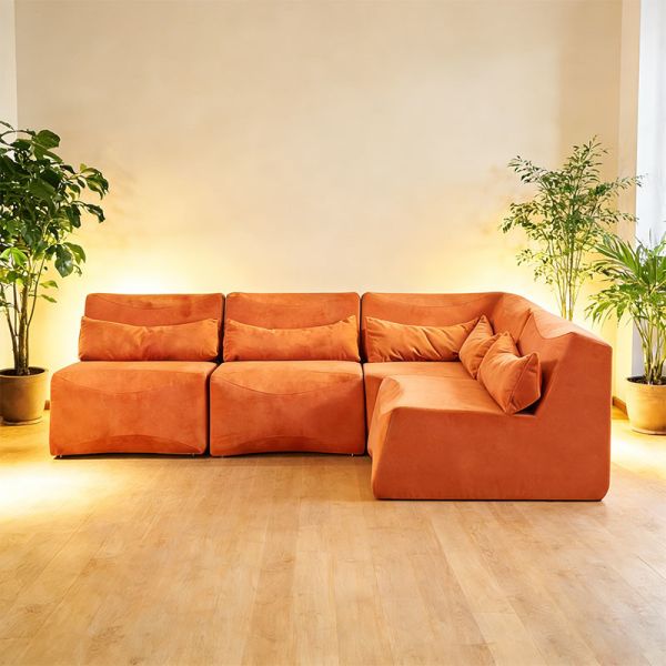 Stylish Wholesale Boneless Sofa Vacuum Compressed Sofa For Living Room Hotel Apartment Comfortable Sofa Bed