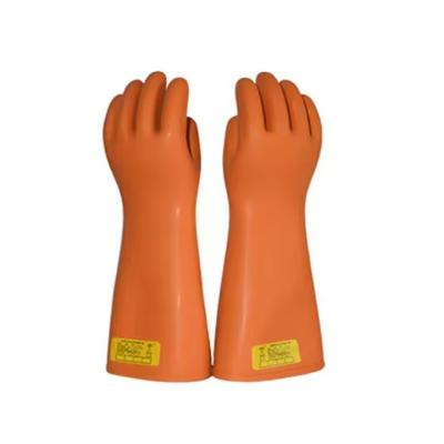 10KV Latex Insulating Gloves High Voltage Electrical Work Anti-Electric Shock Safety Protection Maximum Operating Voltage 3000V