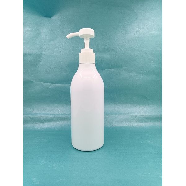 Hot Stamping​ Big Shampoo Bottles , Pump Cosmetic Bottles PET Material
