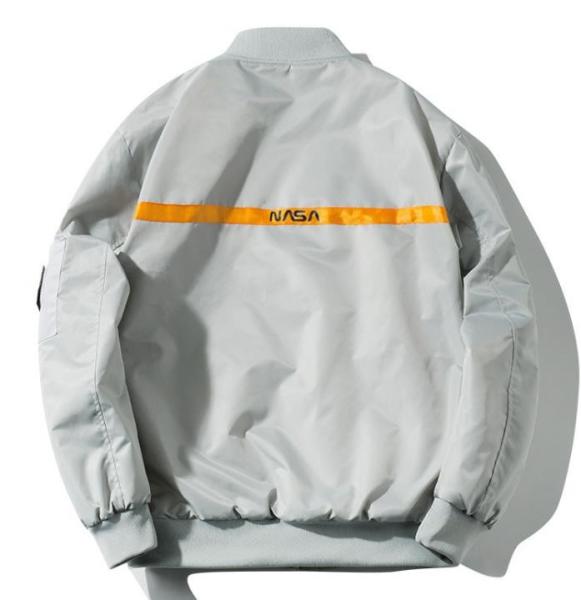 Revestimento de bombardeiro completo exterior 100% de nylon fraco ocasional do à prova de água do fecho de correr dos homens da fábrica do fato do Oem