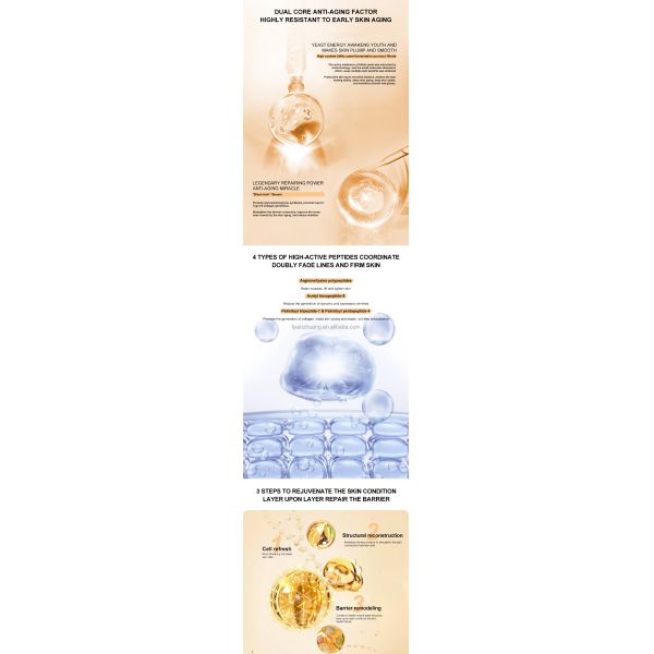 Wholesale Customized Anti-Aging Hyaluronic Acid Serum Moisturizing Face Anti-Wrinkle Repair Whitening Exclusive for Beauty
