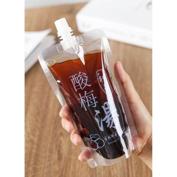 150ml 200ml Transparent Spout Pouch Packaging Liquid Bags Recyclable