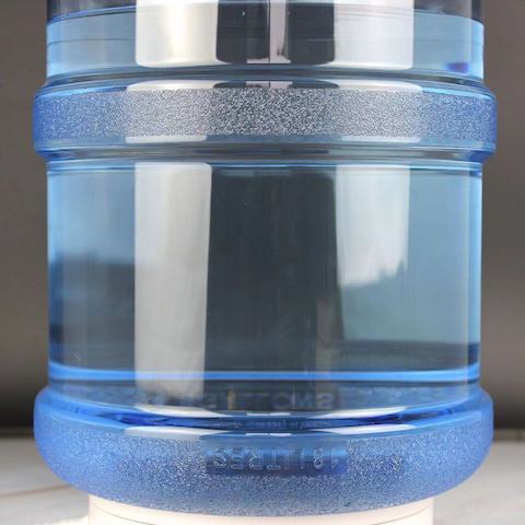 PC botella de agua de 5 galones 18,9 litros libre de BPA sin manipulación materiales de embalaje reciclables