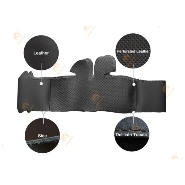 Wholesale Custom Hand Stitched Artificial Leather Steering Wheel Covers for Honda Si Civic 8 8th Gen 2006 2007 2008 2009 2010