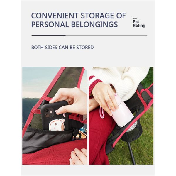 Metal Beach Moon Camping Outdoor Chairs